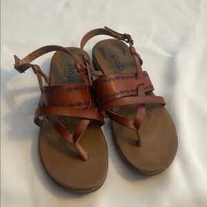Pop comfort fit‎ 7.5 Brown Leather Sandals